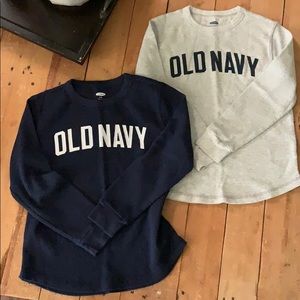 Boys size 8 (medium) waffle knit long sleeve.